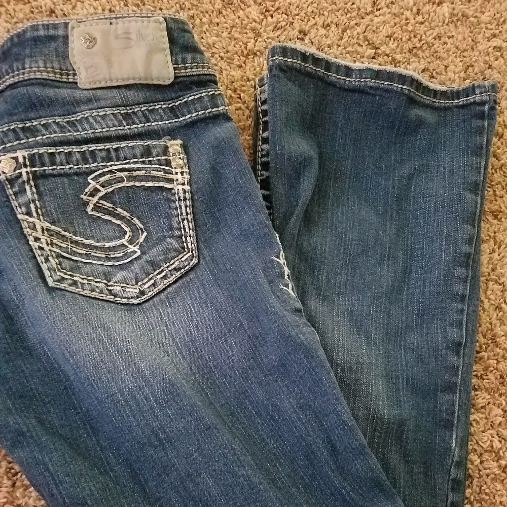 Silver jeans